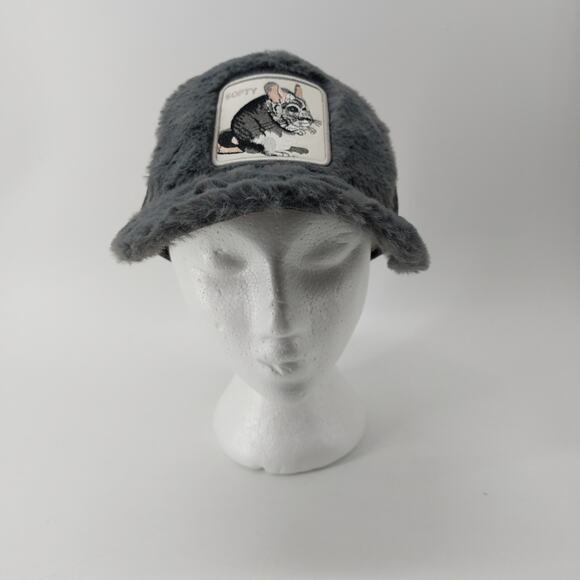 Goorin Hat Faux Fur Chilla Pilla Chill Pill Softy Mouse Chinchilla Trucker - Picture 3 of 16